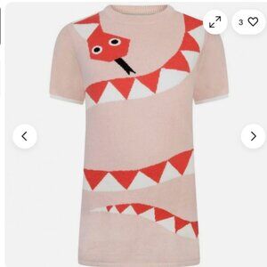 Stella McCartney knit Snake sweater dress size 10